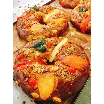 Bolo Rei – Traditionele Portugese Driekoningstaart met gekonfijte vruchten, Wooly Brussel